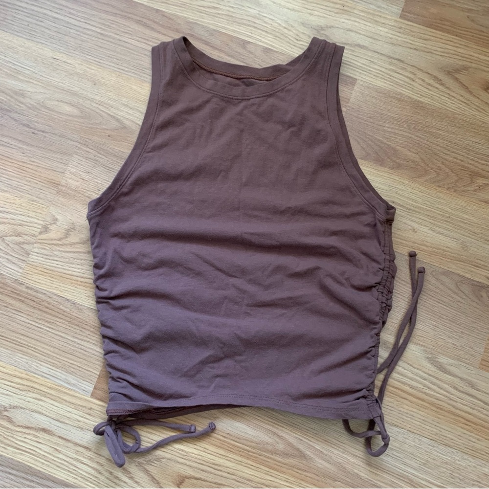 Brown tank top